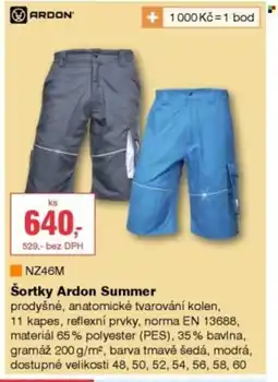 DEK Šortky Ardon Summer nabídka