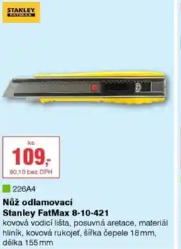 DEK Nůž odlamovací Stanley FatMax 8-10-421 nabídka