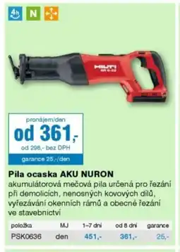 DEK Pila ocaska AKU Nuron nabídka