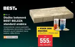 DEK Dlažba betonová Best Beleza standard arabica nabídka
