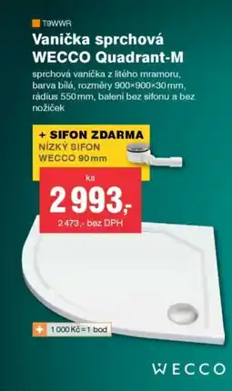 DEK WECCO Vanička sprchová Quadrant-M nabídka