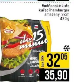 Jip Vodňanské kuře kuřecí hamburger nabídka