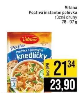 Jip Vitana Poctivá instantní polévka nabídka