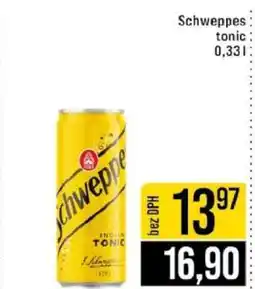 Jip Schweppes Tonic nabídka