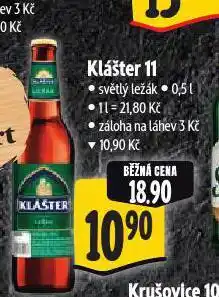 Albert Klášter světlý ležák 11 nabídka