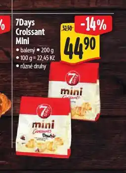 Albert 4days croissant mini nabídka