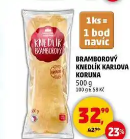 Penny Market BRAMBOROVÝ KNEDLÍK KARLOVA KORUNA, 500 g nabídka