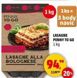 Penny Market LASAGNE PENNY TO GO, 1 kg nabídka