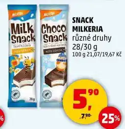Penny Market SNACK MILKERIA různé druhy, 28/30 g nabídka
