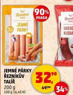 Penny Market JEMNÉ PÁRKY REZNÍKŮV TALÍŘ, 200 g nabídka