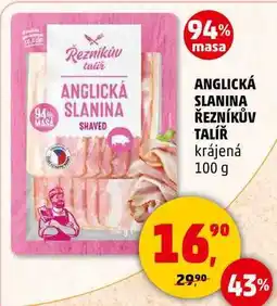 Penny Market ANGLICKÁ SLANINA ŘEZNÍKŮV TALÍŘ krájená, 100 g nabídka