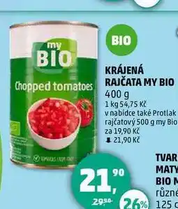Penny Market KRÁJENÁ RAJČATA MY BIO, 400 g nabídka