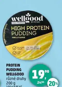 Penny Market PROTEIN PUDDING WELLGOOD různé druhy, 200 g nabídka