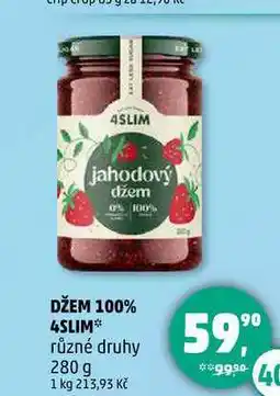Penny Market DŽEM 100% 4SLIM různé druhy, 280 g nabídka