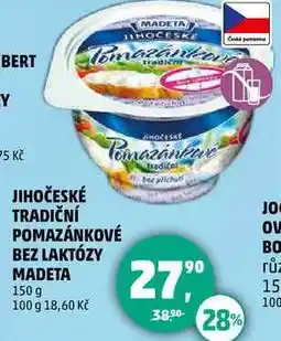 Penny Market JIHOČESKÉ TRADIČNÍ POMAZÁNKOVÉ BEZ LAKTÓZY MADETA, 150 g nabídka