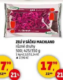 Penny Market MACHLAND zelí v sáčku různé druhy, 500 425/350 g nabídka