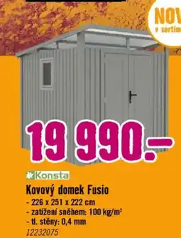Hornbach Kovový domek Fusio nabídka