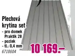 Hornbach Plechová krytina set nabídka