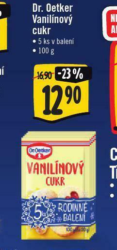 Jip Dr. oetker vanilínový cukr nabídka
