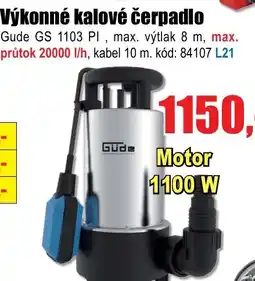 EVA Výkonné kalové čerpadlo nabídka