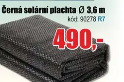 Černá solární plachta
