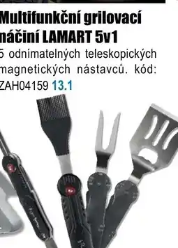 EVA Multifunkční grilovací náčiní LAMART 5v1 nabídka