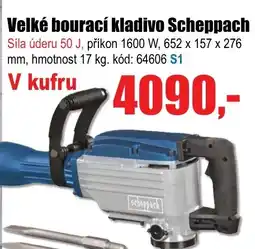 EVA Velké bourací kladivo Scheppach nabídka