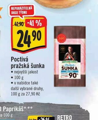 Jip Poctivá pražská šunka nabídka