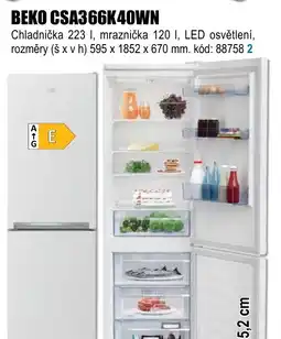 EVA BEKO CSA366K40WN nabídka