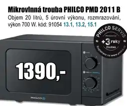 EVA Mikrovlnná trouba PHILCO PMD 2011 B nabídka