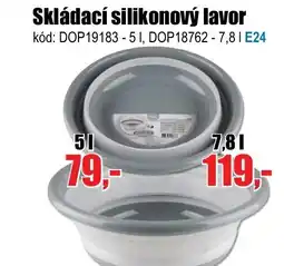 EVA Skládací silikonový lavor nabídka