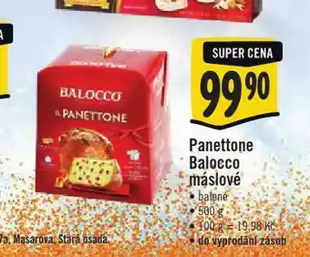 Panettone balocco máslové