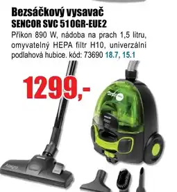 EVA Bezsáčkový vysavač SENCOR SVC 510GR-EUE2 nabídka