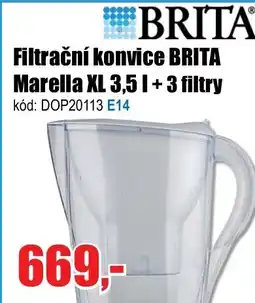 EVA Filtrační konvice BRITA Marella XL 3,5 | +3 filtry nabídka