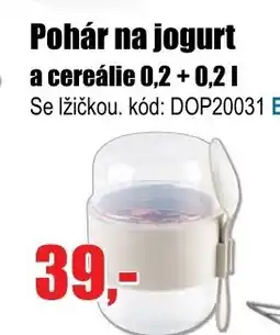 EVA Pohár na jogurt a cereálie 0,2 +0,2l nabídka