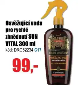 EVA Osvěžující voda pro rychlé zhnědnutí SUN VITAL nabídka