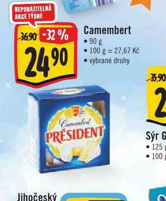 Jip Camembert nabídka