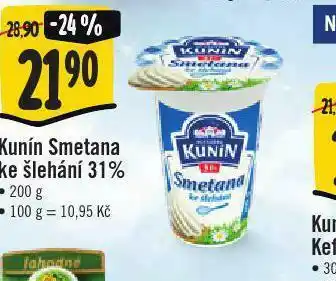 Jip Kunín smetanový ke šlehání 31% nabídka