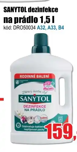 EVA SANYTOL dezinfekce na prádlo nabídka