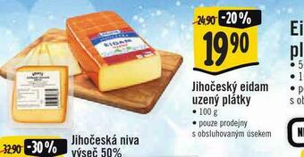 Jip Jihočeský eidam uzený plátky nabídka
