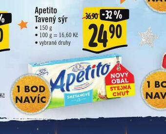 Jip Apetito tavený sýr nabídka