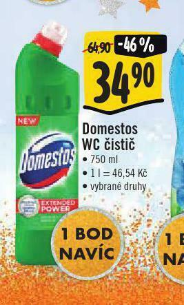 Jip Domestos wc čistič nabídka