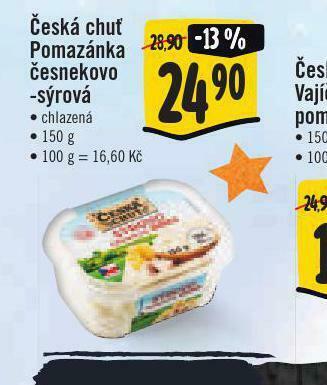 Jip Pomazánka česnekovo-sýrová nabídka