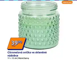 Action Citronelová svíčka ve skleněné nádobce nabídka