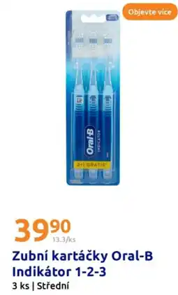 Action Zubní kartáčky Oral-B Indikátor 1-2-3 nabídka