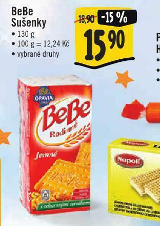 Jip Bebe sušenky nabídka