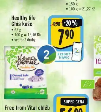 Jip Healthy life chia kaše nabídka