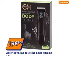 Action Zastřihovač na celé tělo Code Homme nabídka