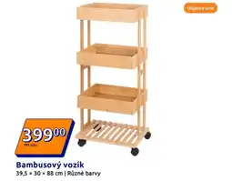 Action Bambusový vozík nabídka