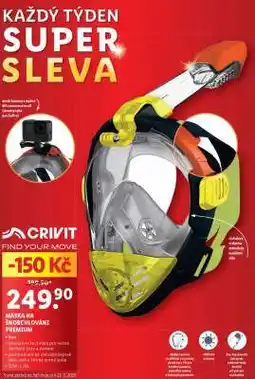 Lidl MASKA NA SNORCHLOVÁNÍ PREMIUM nabídka